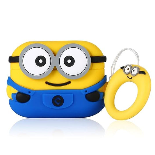 Cute 3D Design Soft Silicone Protective Shockproof Case Cover ONLY for Apple Airpods Pro 2 (2022) (Big Eyes)