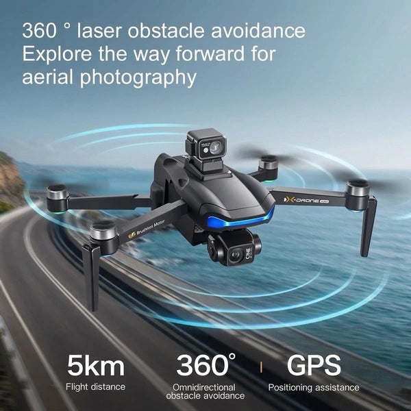 L3 Max GPS 3-Axis Gimble With 1080p HD Camera With Obstacle Avoidance Sensor | Display Remote