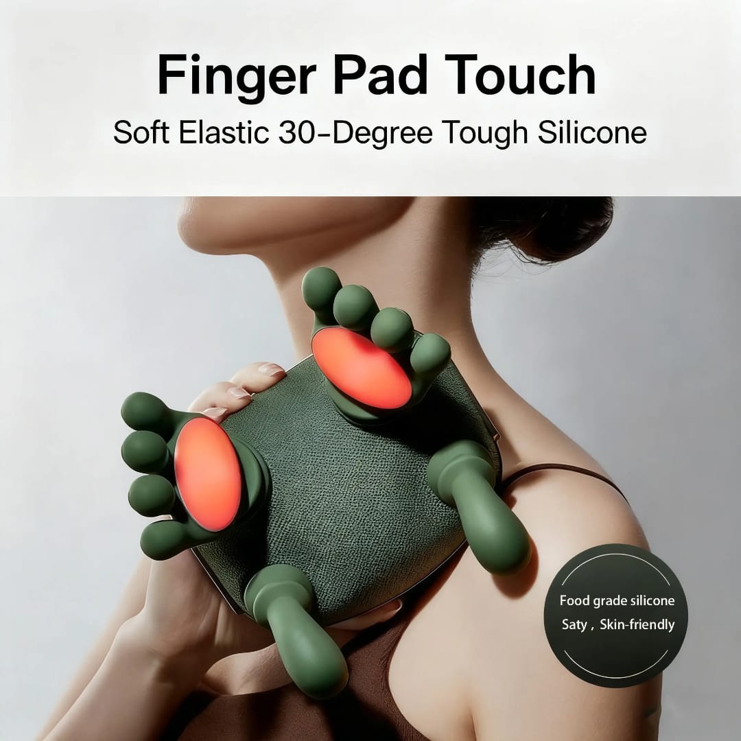 Shoulder and Neck Massager, Bionic Heated Massager, Neck Massager with Fingers